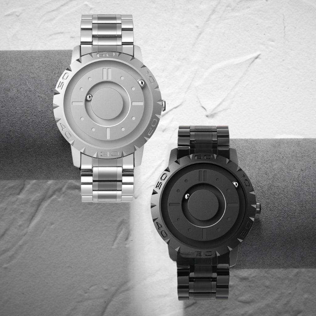 Magnetic Watch™ - unikalus magnetinis laikrodis, sujungiantis meną ir laiką