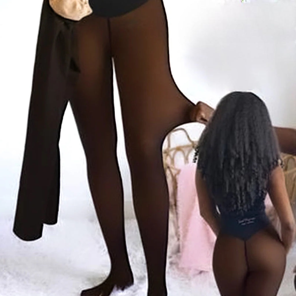 Figūrą formuojančios tamprės su dirbtiniu kailiuku ir vientisa siūle