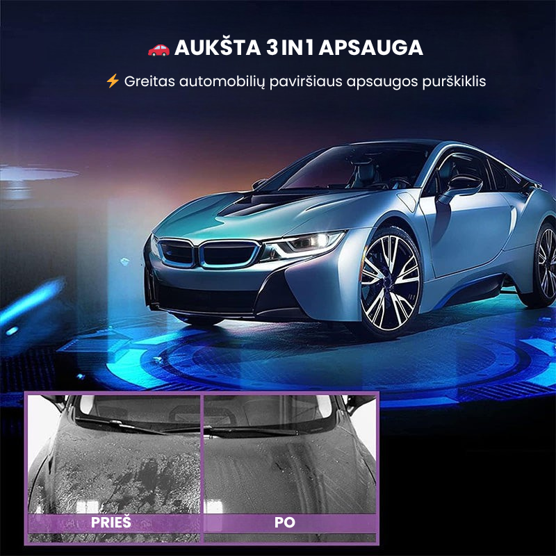 Purškiklis mašinos detalių atnaujinimui