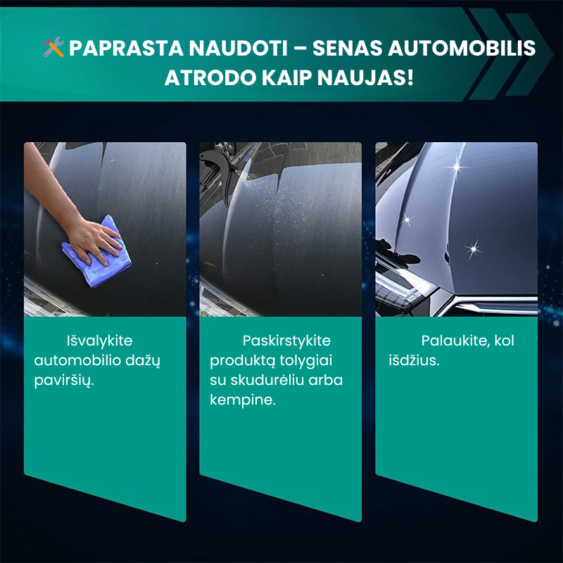 Purškiklis mašinos detalių atnaujinimui