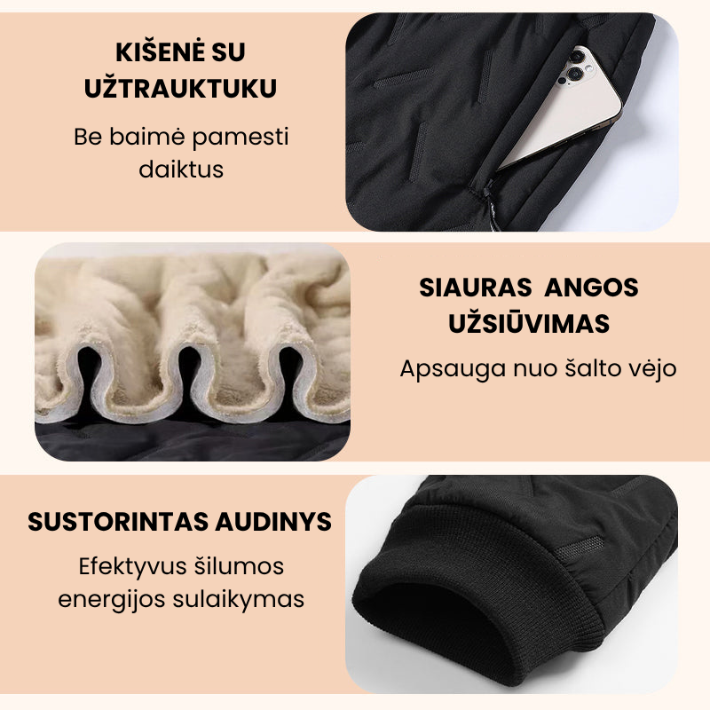 🔥Unisex vilnonės sportinės kelnės