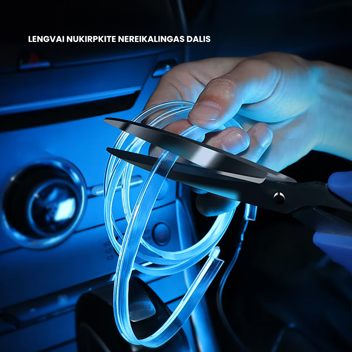 🚗 Automobilio dekoratyvinė RGB LED juosta💡