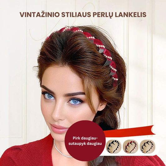 🔥Vintažinė šventinė galvos juosta