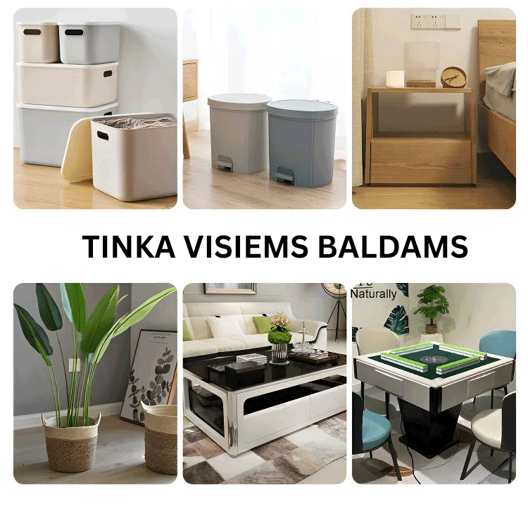 360° besisukantys ratai su trimis ratukais