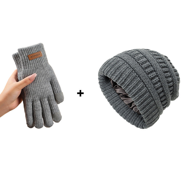 Šiltos, termo megztos lietimui jautrios pirštinės