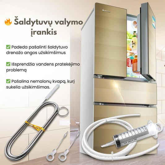 🔥🔥Šaldytuvų valymo įrankis