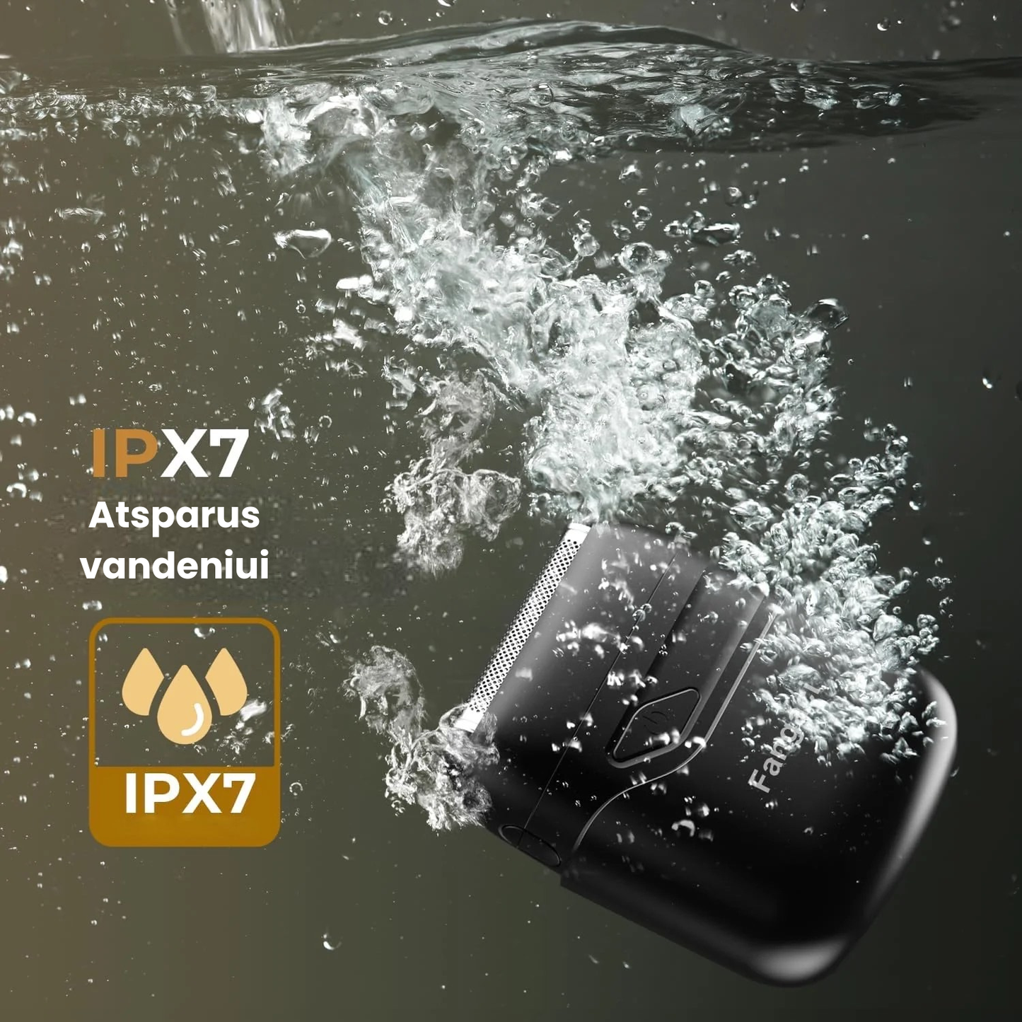 ShavePro™ – vandeniui atsparus elektrinis skustuvas