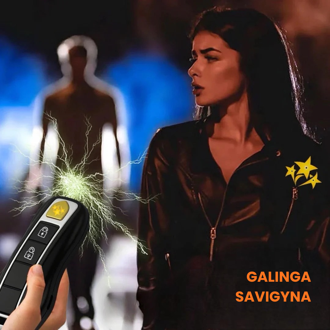 Automobilio raktelio formos savisaugos žibintuvėlis