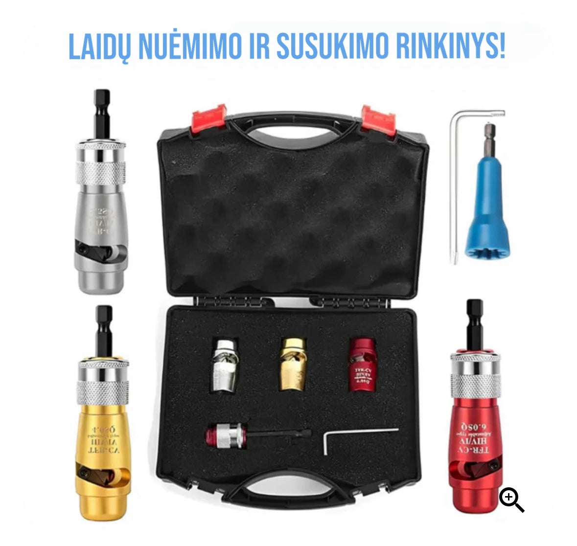 „WiringPro™“ laidų nuėmimo įrankis ir laidų susukimo jungtis