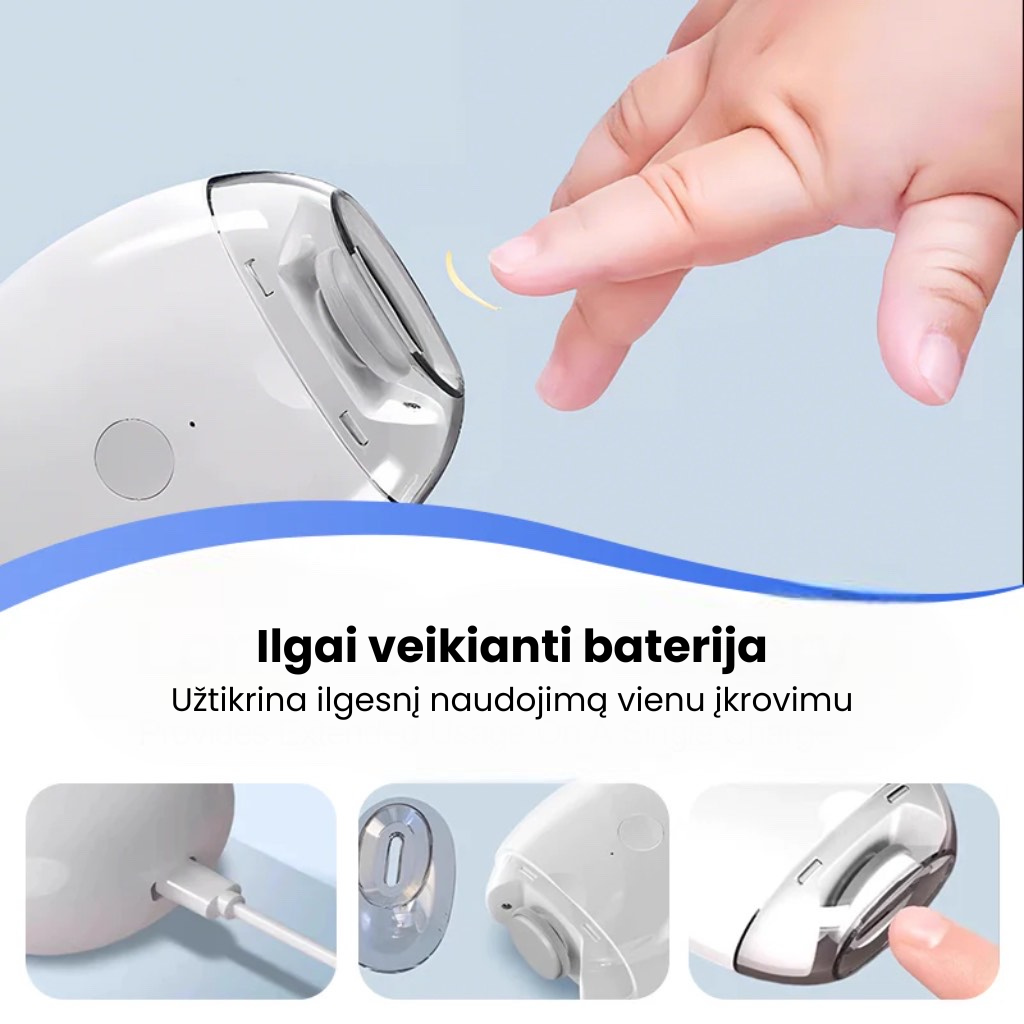 Universali automatinė nagų dildė suaugusiesiems ir vaikams