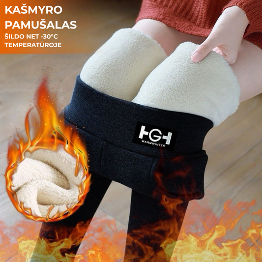 🔥Moteriška mada – Šiltos kašmyrinės siaurėjančios kelnės