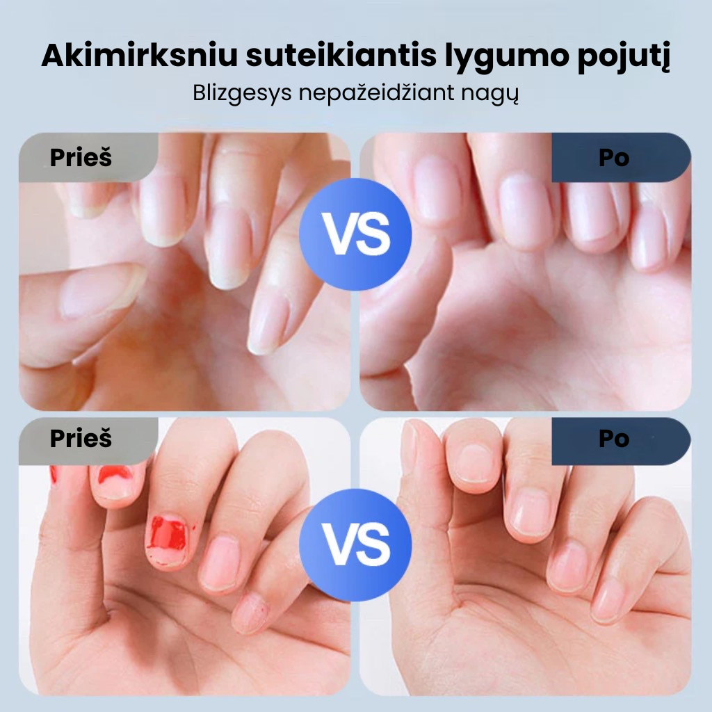 Universali automatinė nagų dildė suaugusiesiems ir vaikams