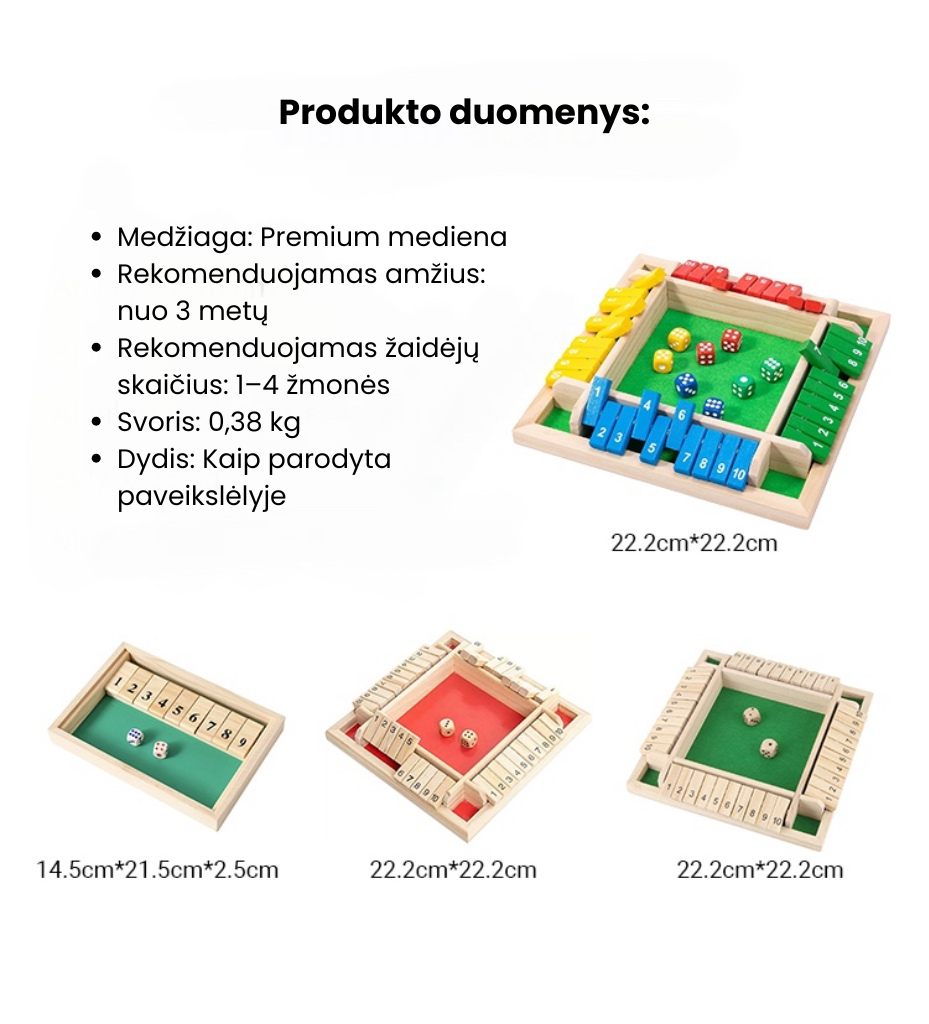 🎅🎄 Linksmi šeimos žaidimai – „Pažymėk langelį“ stalo žaidimas 🎁🎲