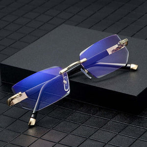 VisionGlass™ Išmanieji anti-radiaciniai akiniai + odinis dėklas