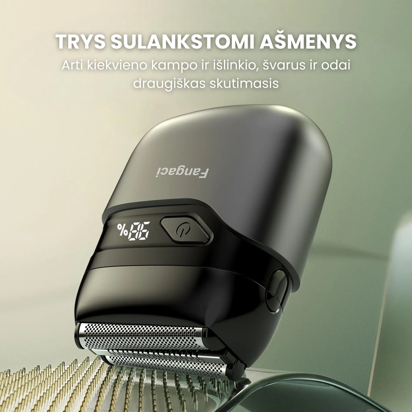 ShavePro™ – vandeniui atsparus elektrinis skustuvas