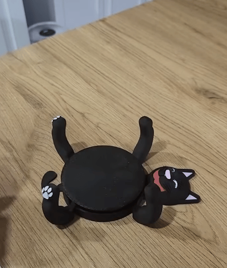 3D užsegami kačių gėrimų padėkliukai