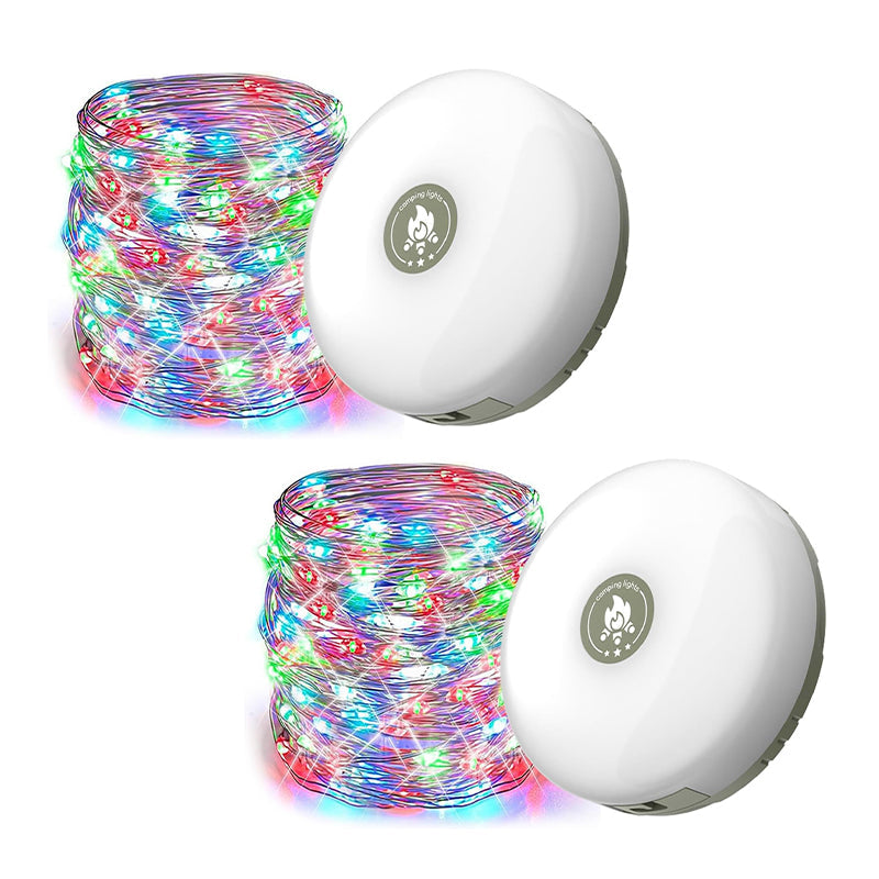 🔥💡 Neperšlampama nešiojama magnetinė led švieselių girlianda laukui