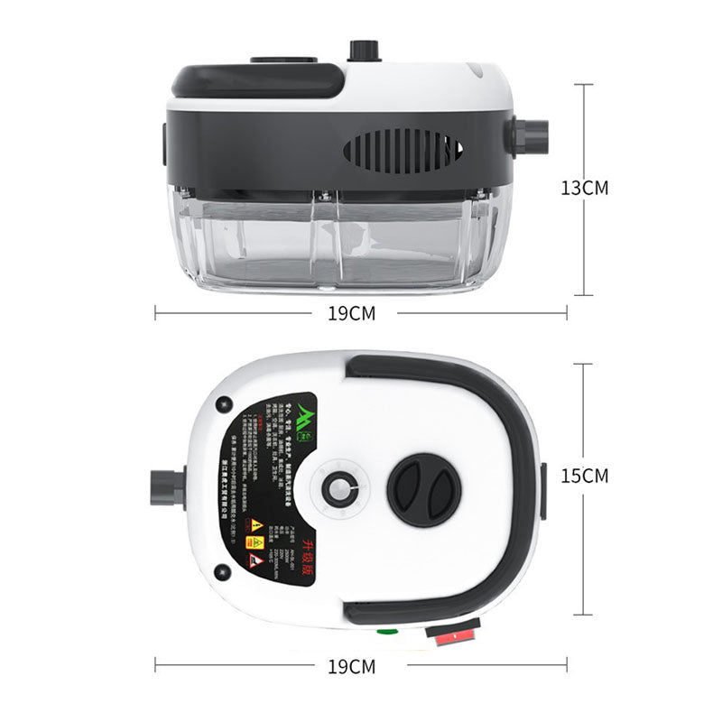 2500 W rankinis garinis valytuvas su aukšto slėgio garais ir aukšta temperatūra