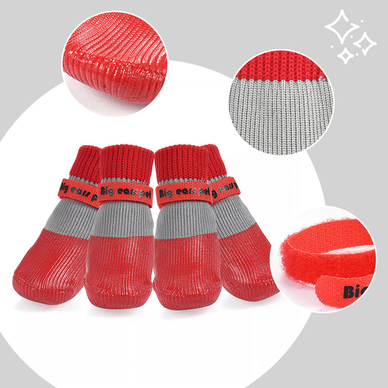 🔹 Anti-slip ir vandeniui atsparūs šunų batai