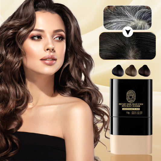 🔥 Momentinio plaukų dažymo pieštukas su įmontuotomis šukomis