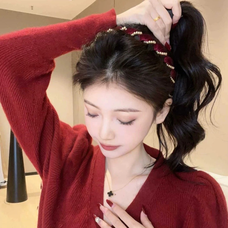 🔥Vintažinė šventinė galvos juosta