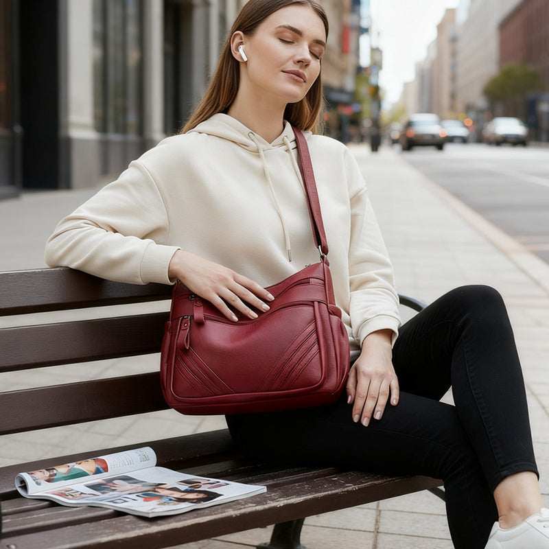 🔥Moteriška madinga rankinė per petį su reguliuojamu dirželiu