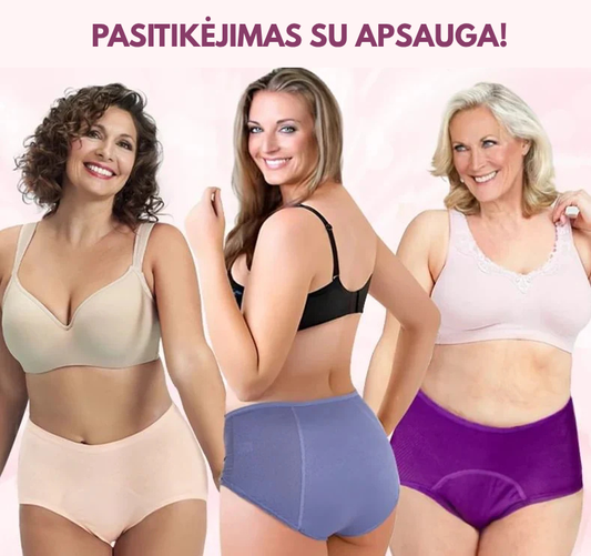 Naujovė 2025 Neperšlampančios, itin patogios kelnaitės